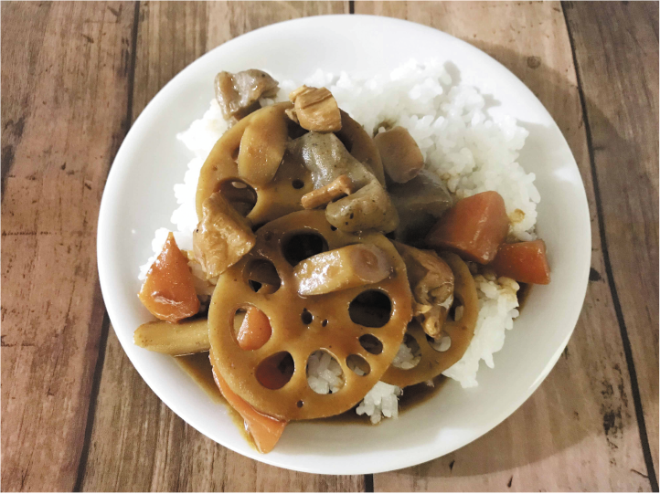 おせちリメイクメニュー 筑前煮カレー スーパーマーケットのセイミヤ